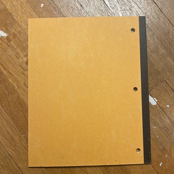 Vintage 90s jean looking front notebook - Picture 2 of 3